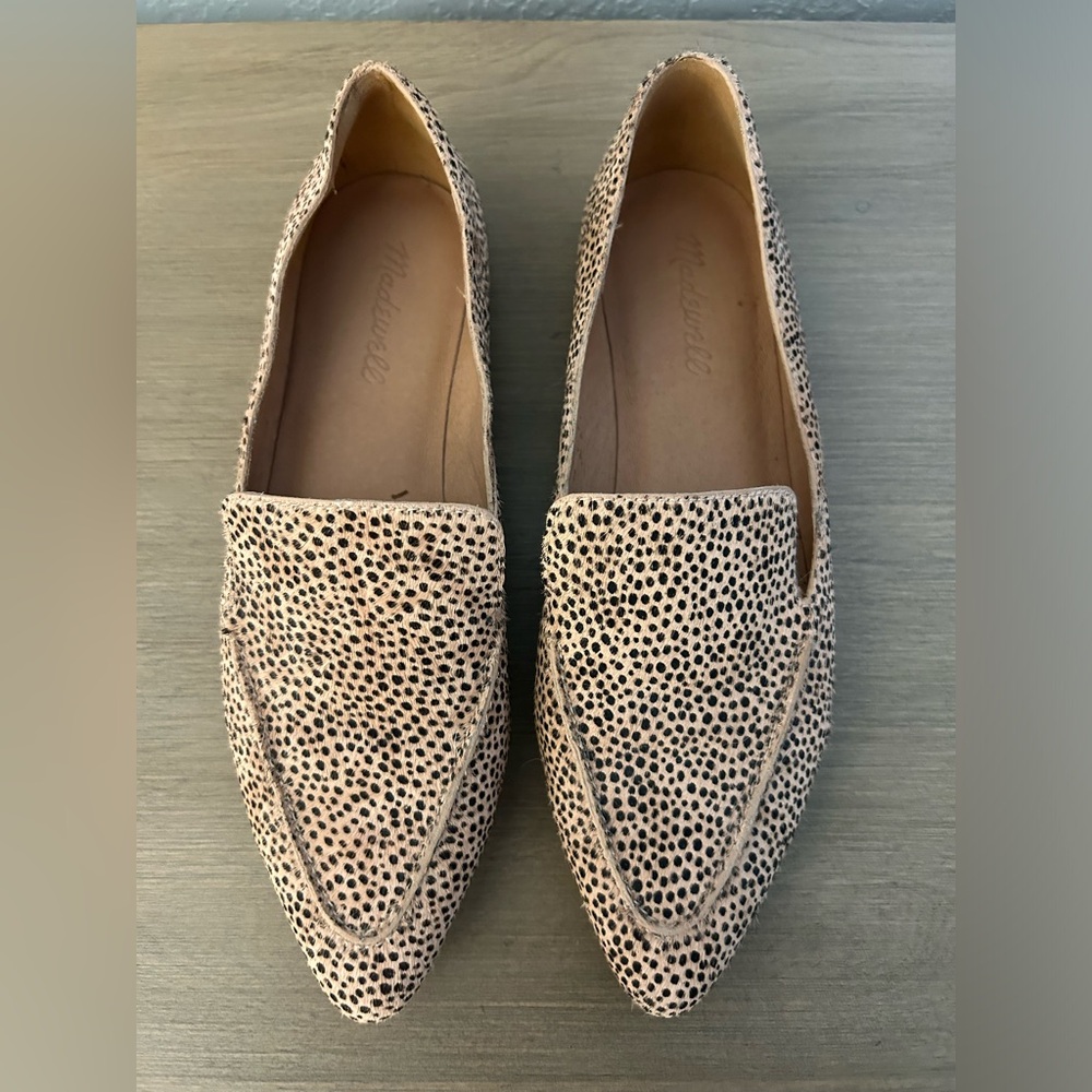 Madewell Women's Frances Skimmer Calf Hair Loafers!